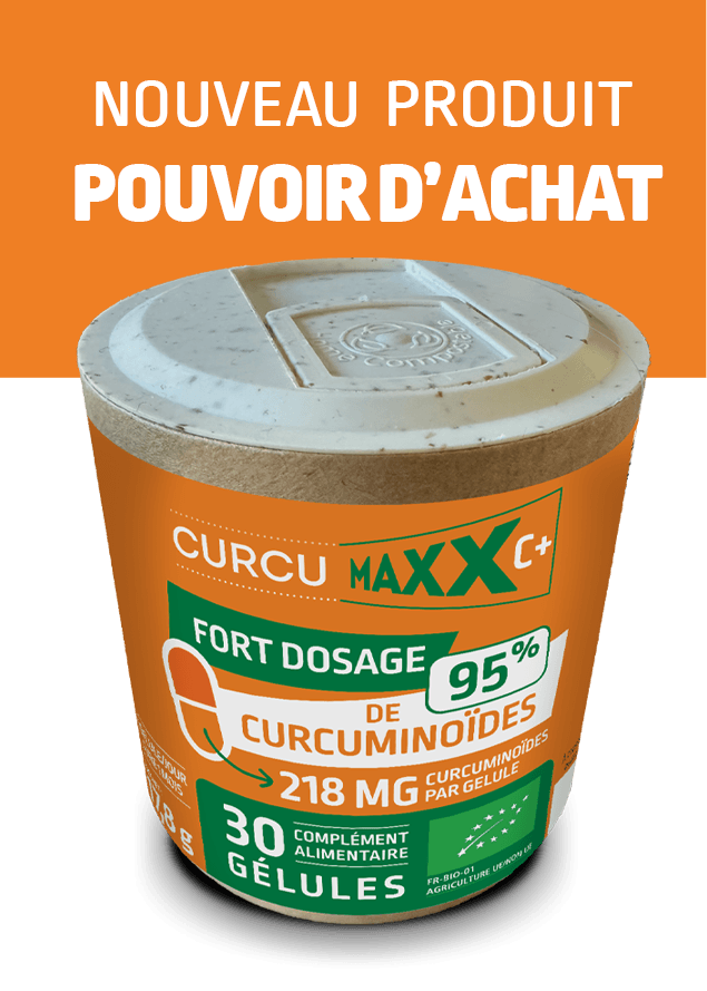 Nouveau produit "POUVOIR D'ACHAT" Curcumaxx 30 gélules BIO